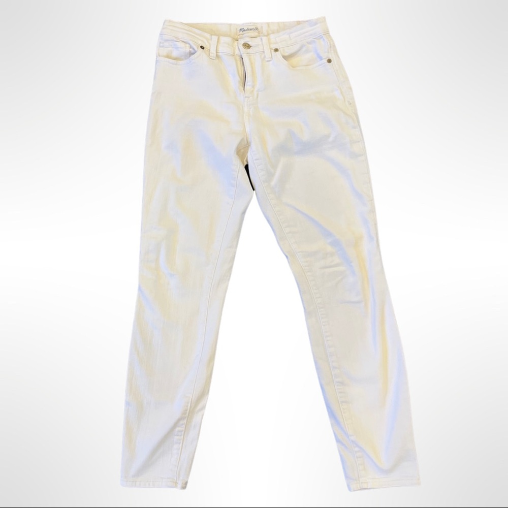 Madewell white High-Riser Skinny size 27